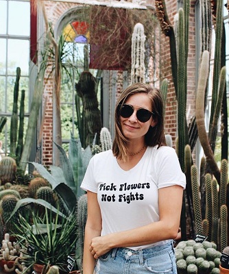 olivia at botanical garden